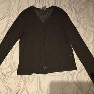 Limited sheer long sleeve top